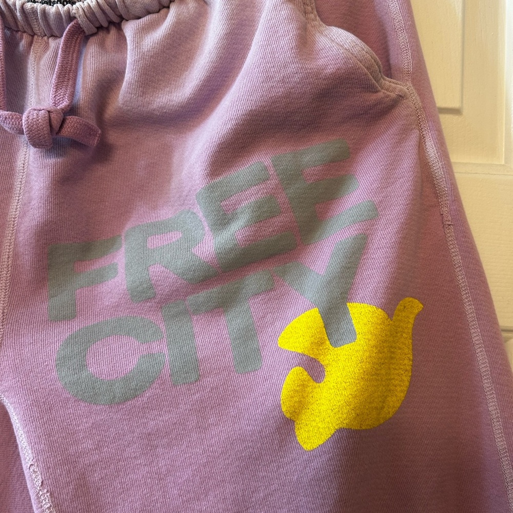 Freecity sunfade pocket sweatpants pinkmilk - Picture 8 of 11